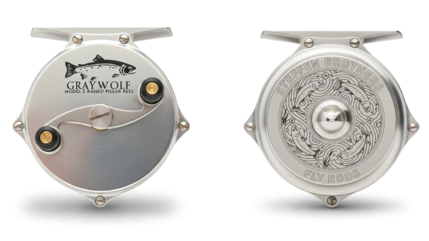 Custom Steffen Etched Model 1 Fly Reel — 2 – 4wt