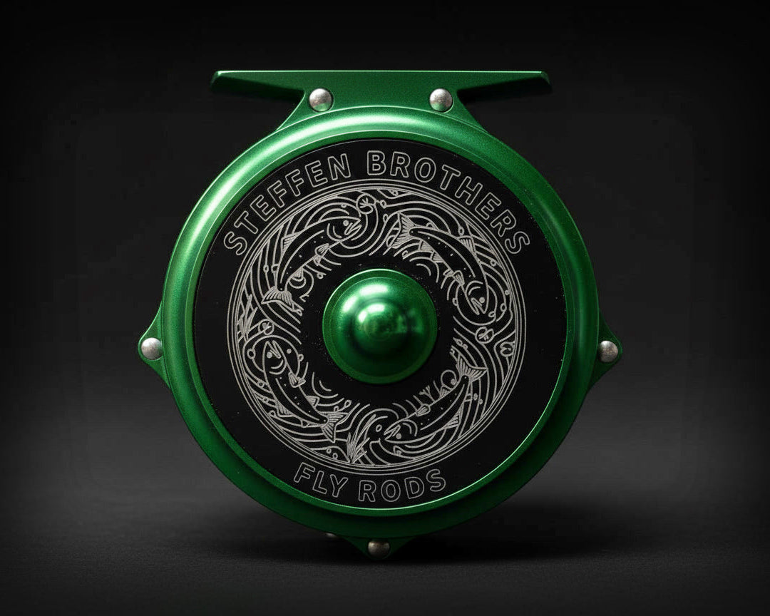 Custom Model 2 Fly Reel — Steffen Etched, 4–7wt